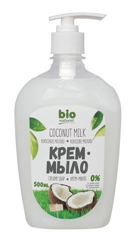 Bio Naturell Крем- мило рідке Кокосове молоко 500 мл 1 флакон