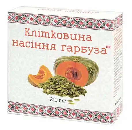 Гарбуза насіння клітковина 210 г 1 коробка