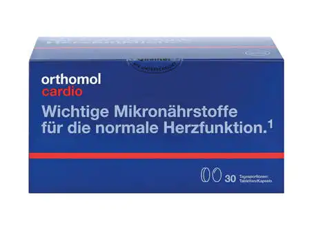 Orthomol Cardio капсули + таблетки здоров'я серця та судин 30 днів 1 комплект