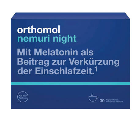 Orthomol Nemuri nigth new для здорового сну 30 днів 1 комплект loading=