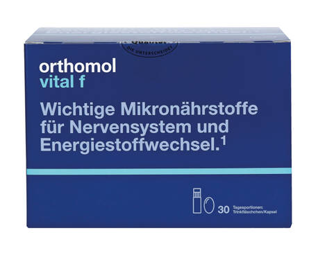 Orthomol Vital F комплекс для жінок флакони 30 днів 1 комплект loading=