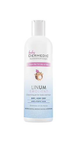 Dermedic Baby Linum Emolient Дитячий легкий бальзам для тіла 62245 205 мл 1 флакон loading=