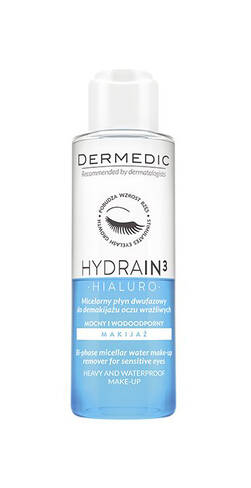 Dermedic Hydrain3 Гіалуро двофазна міцелярна вода для зняття макіяжу 62295 115 мл 1 флакон loading=