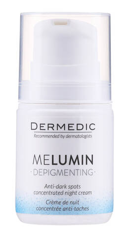 Dermedic Melumin Крем для обличчя нічний проти пігментних плям 62231 55 мл 1 флакон loading=