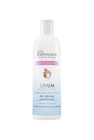 Dermedic Baby Linum Emolient Дитячий крем-гель для вмивання 62246 200 мл 1 флакон