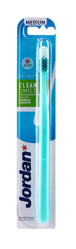 Jordan Clean Smile Зубна щітка середньої жорсткості 1 шт