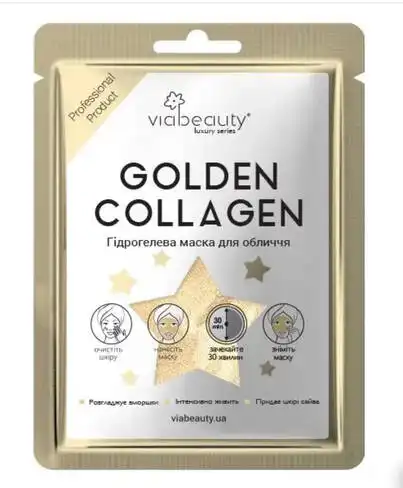 Via Beauty Маска для обличчя омолоджуюча гідрогелева з біо-золотом 1 шт