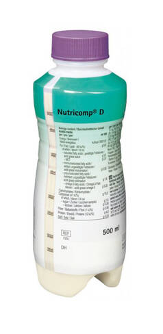 B.Braun Нутрікомп Д Нейтральний спеціальний дієтичний продукт суміш для ентерального харчування 500 мл 1 флакон