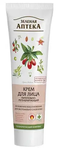 Green Pharmacy Крем для обличчя поживно-регенеруючий 100 мл 1 туба