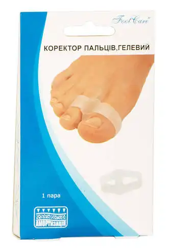 Foot Care GB-03 Коректор пальців гелевий розмір L (39-46) 1 пара