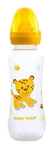 Baby Team 1310 Пляшечка для годування з латексною соскою Ningbo Raffini 250 мл 1 шт
