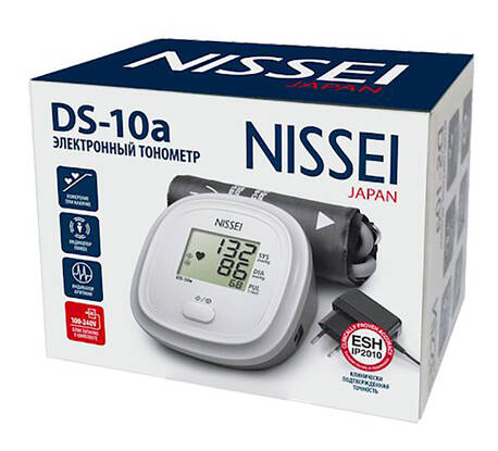 Little Doctor Nissei DS-10A Тонометр цифровий автоматичний+адаптер 1 шт