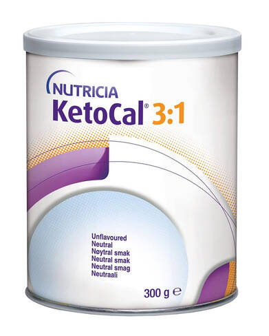 Nutricia КетоКал 3:1 харчовий продукт для спеціальних медичних цілей для дітей від народження до 3 років 300 г 1 банка loading=