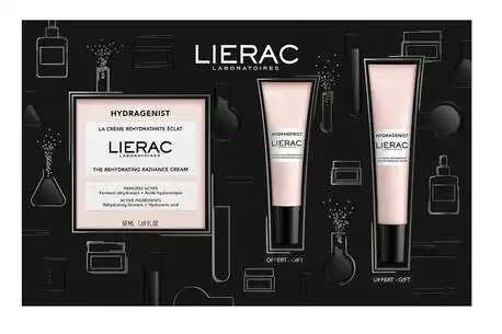 Lierac Hydragenist Крем 50 мл + Сиворотка 15 мл + Крем для контуру очей 7,5 мл 1 набір