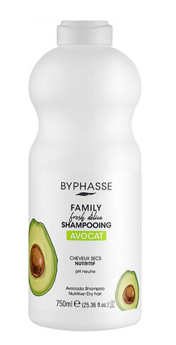 Byphasse Family Fresh Delice Шампунь для сухого волосся з авокадо 750 мл 1 флакон
