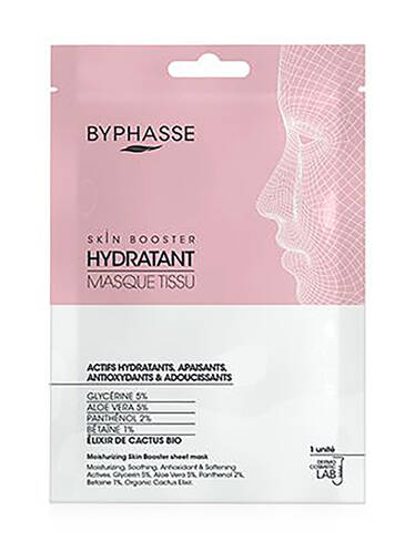 Byphasse Маска-бустер для обличчя тканинна зволожуюча 18 мл 1 шт loading=