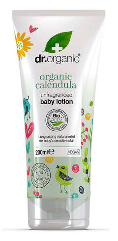 Dr.Organic Лосьйон для тіла дитячий з календулою без аромату 200 мл 1 туба
