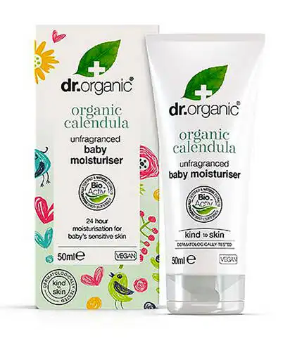 Dr.Organic Крем дитячий зволожувальний з екстрактом календули без аромату 50 мл 1 туба