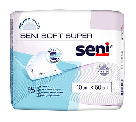 Seni Soft Super Пелюшки 40х60 см 5 шт loading=