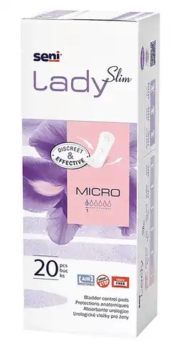 Seni Lady Slim micro Прокладки урологічні жіночі 20 шт