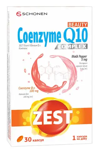 Zest Beauty Коензим Q10 капсули 30 шт