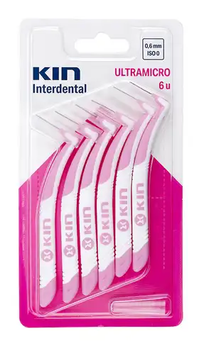 Kin Interdental Щітки інтердентальні для міжзубних проміжків 0,6 мм 6 шт