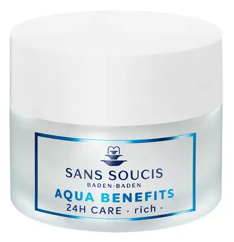 Sans Soucis Aqua Benefits Крем-гель насичений 24-години зволоження для сухої шкіри  50 мл 1 банка