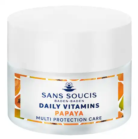 Sans Soucis Daily Vitamins Крем-догляд мультизахисний Папайя для нормальної сухої шкіри 50 мл 1 банка