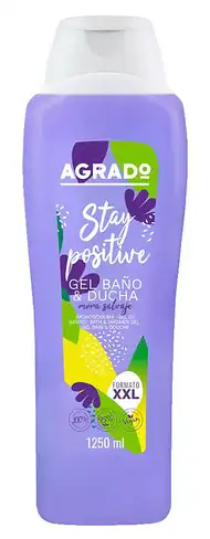 Agrado Гель для душу та ванни Залишайся на позитиві 1 250 мл 1 флакон