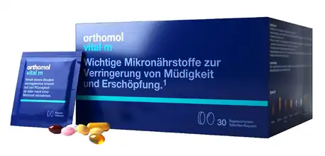 Orthomol Vital M комплекс для чоловіків пакети 30 днів 1 комплект