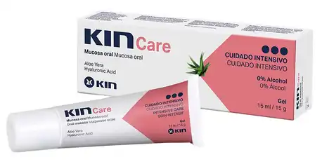 Kin Care Гель для ротової порожнини з алое вера 15 мл 1 туба