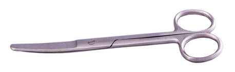 Surgiwell Ножиці медичні тупокінцеві вертикально-зігнуті 140 мм 1 шт