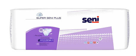 Seni Super Plus Підгузки для дорослих розмір Extra Large 30 шт loading=
