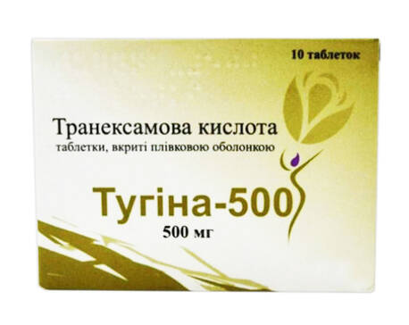 Тугіна-500 таблетки 500 мг 10 шт