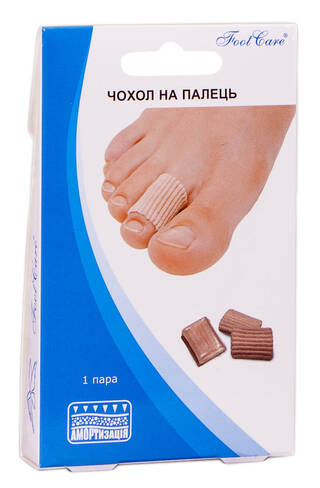 Foot Care SA-9017A Чохол на палець розмір M (15-20 мм) 1 пара