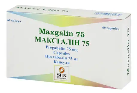 Максгалін капсули 75 мг 60 шт