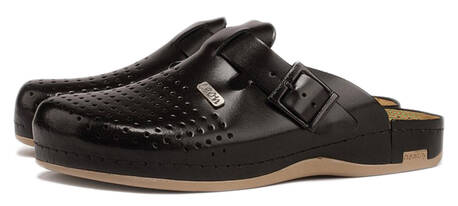 Leon 700M Медичне взуття чоловіче чорного кольору 43 розмір 1 пара