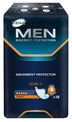 Tena Men Level 3 Прокладки урологічні чоловічі 16 шт