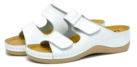 Leon 905 Медичне взуття жіноче білого кольору 41 розмір 1 пара