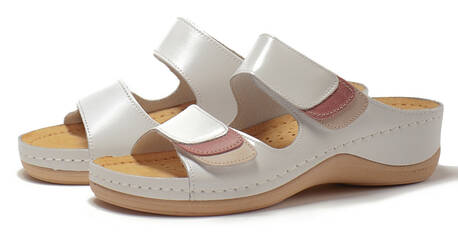 Leon 904 Медичне взуття жіноче білого кольору 39 розмір 1 пара