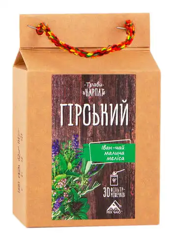 Трави Карпат Фіточай Гірський 30 фільтр-пакетів
