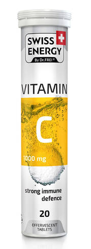 Swiss Energy Вітамін C таблетки шипучі 1000 мг 20 шт