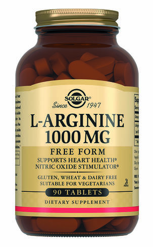 Solgar L-Аргінін таблетки 1000 мг 90 шт
