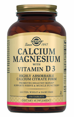 Solgar Кальцій-Магній з вітаміном D3 таблетки 150 шт
