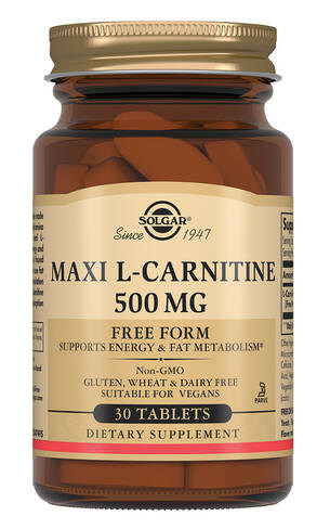 Solgar L-Карнітин таблетки 500 мг 30 шт