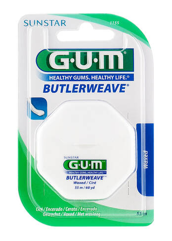 Gum Butlerweave Зубна нитка вощена 55 м 1 шт