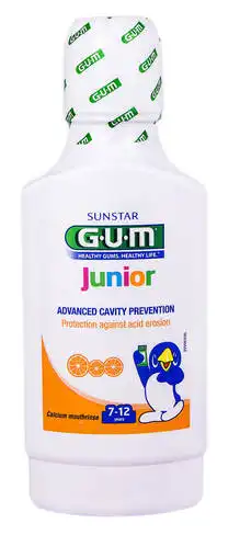 Gum Junior Ополіскувач для порожнини рота 7-12 років 300 мл 1 флакон