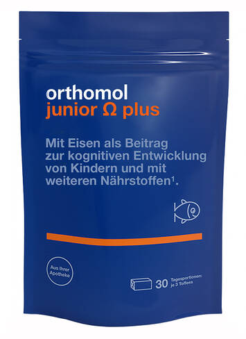 Orthomol Junior Omega Plus жувальні іриски 30 днів 90 шт loading=
