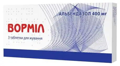 Ворміл таблетки 400 мг 3 шт