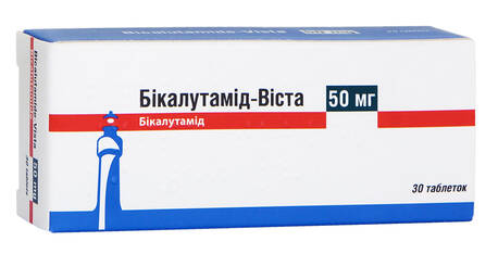 Бікалутамід Віста таблетки 50 мг 30 шт